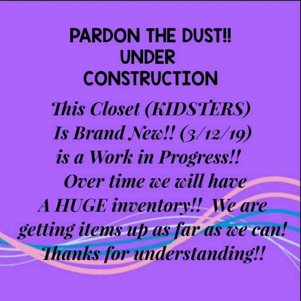 UNDER CONSTRUCTION!!!  Welcome to KIDSTERS!!